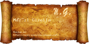 Mözl Gizella névjegykártya